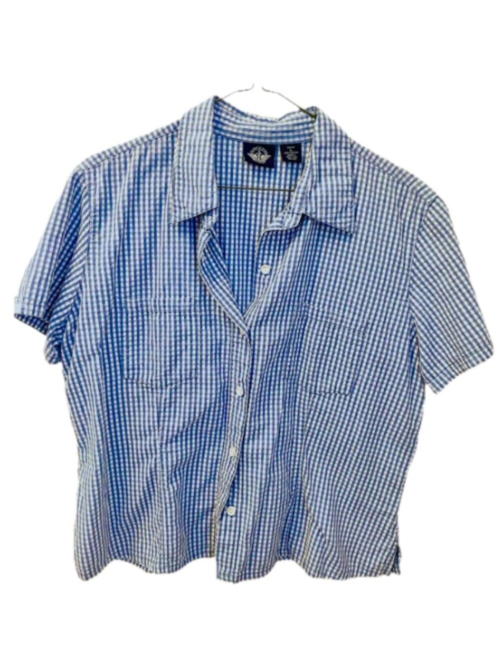 Dockers Short-Sleeve Gingham Button-Up